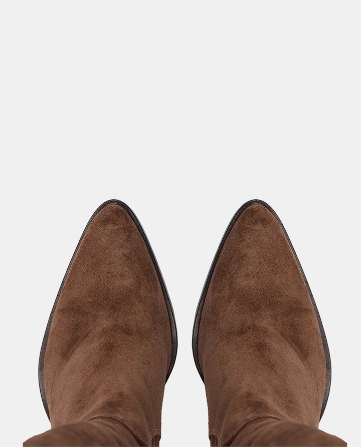 botas altas marrones mujer