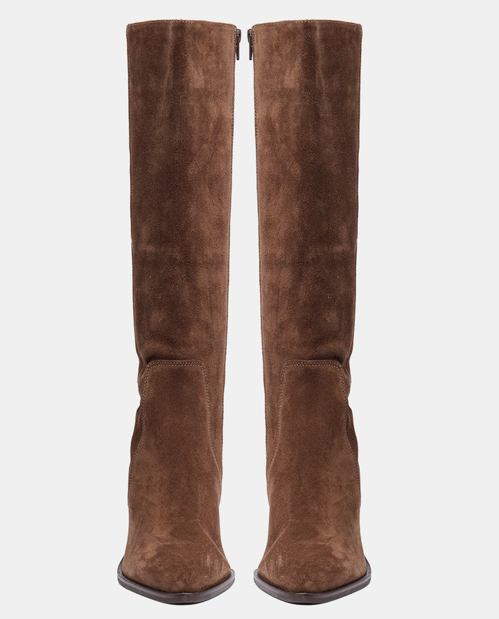 botas altas marrones mujer