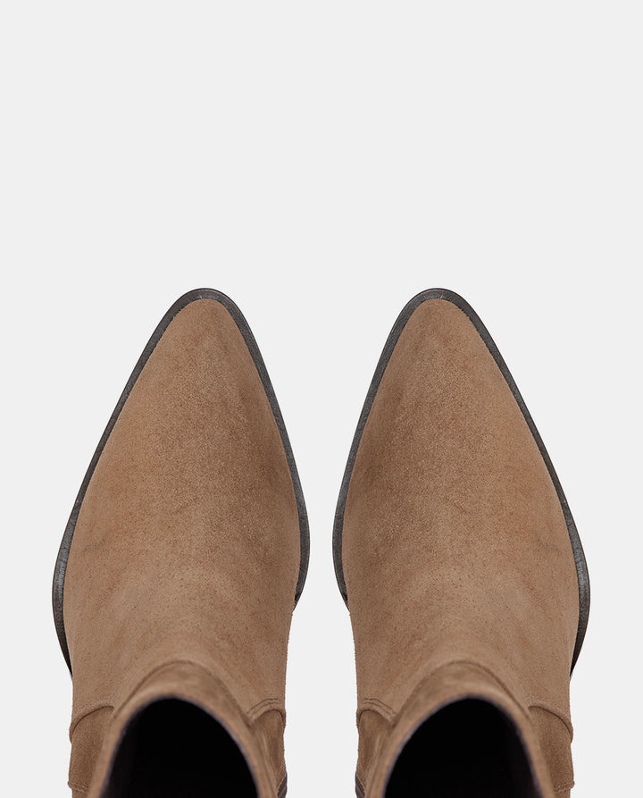 botín marrón piel mujer