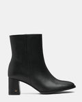 botines mujer piel negro