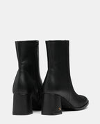 botines mujer piel negro