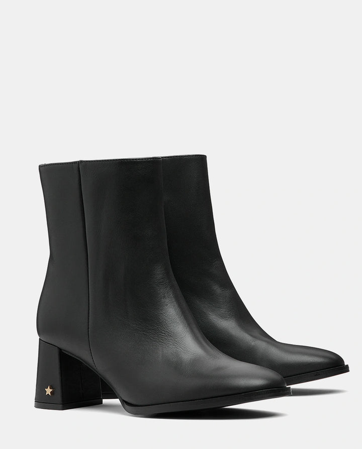 botines mujer piel negro