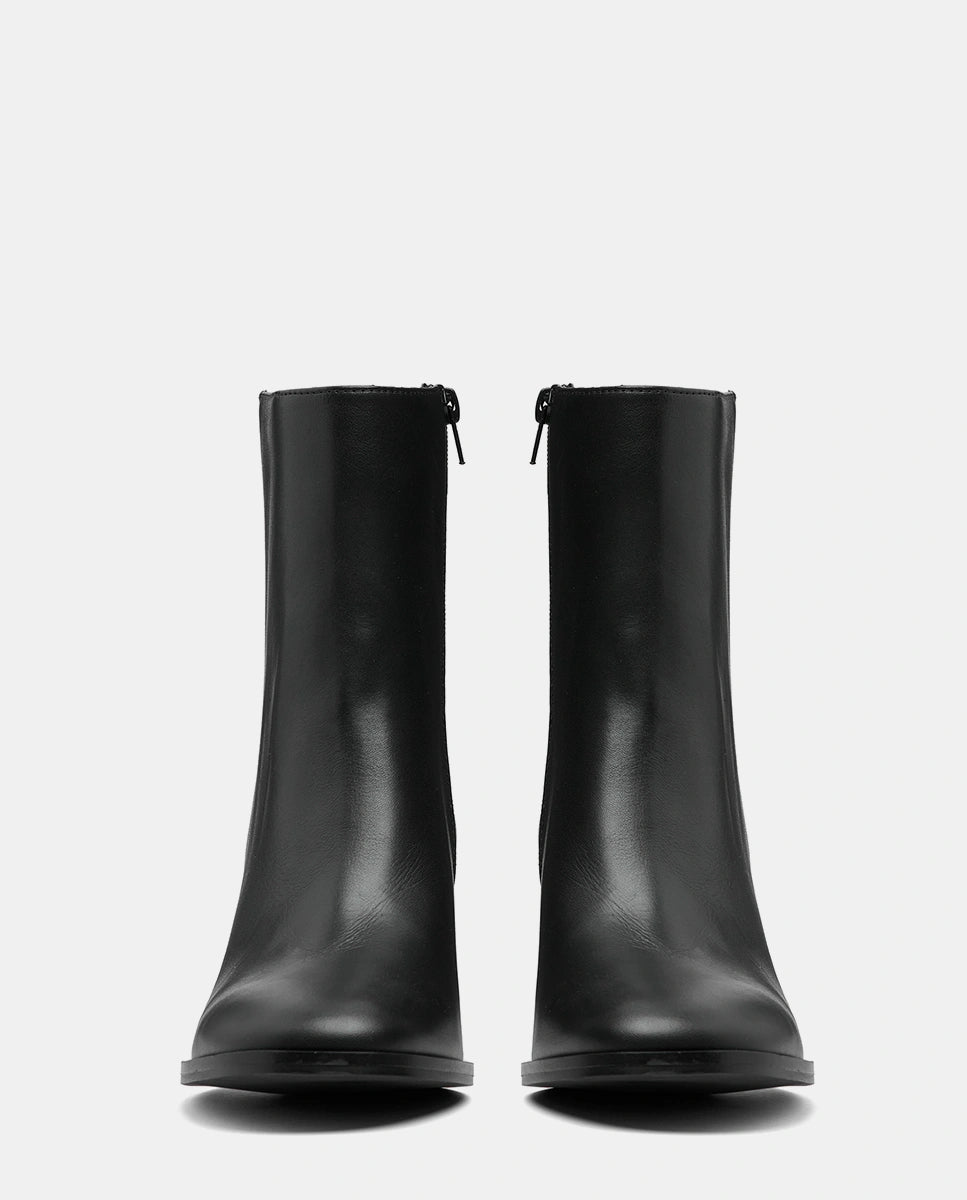 botines mujer piel negro