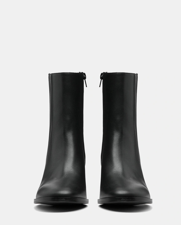 botines mujer piel negro