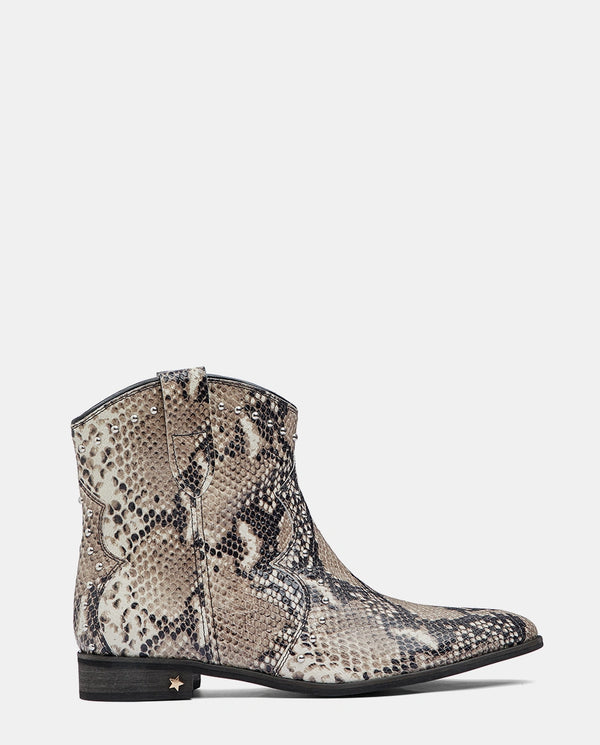 botines serpiente mujer