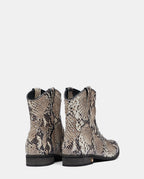 botines serpiente mujer