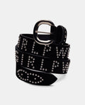 It-Girl-Power-Cinturon-hebilla-plateado-negro