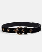 It-London-Cinturon-dorado-negro-tachuelas-ante-it-shoes