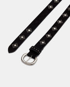 It-London-Cinturon-plateado-negro-tachuelas-ante-it-shoes