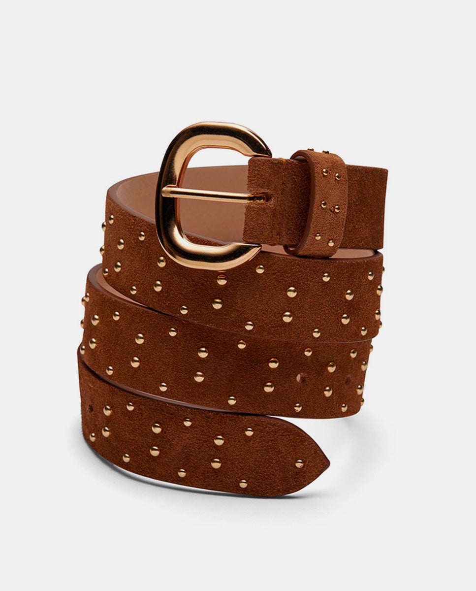 It-Los-Angeles-Cinturon-camel-mujer-tachuelas