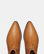botín camel piel mujer