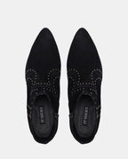 botin tachuelas negro ante tacon mujer