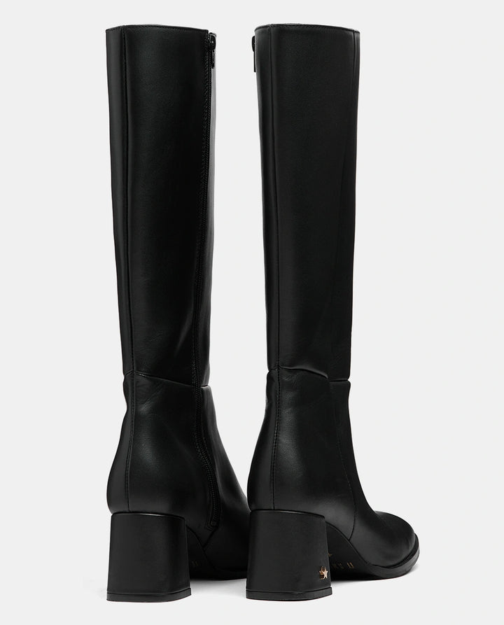 botas caña alta negras mujer