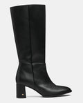 botas caña alta negras mujer