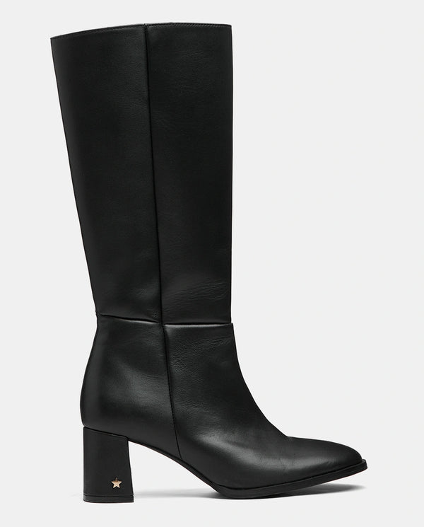 botas caña alta negras mujer