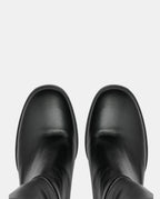 botas caña alta negras mujer