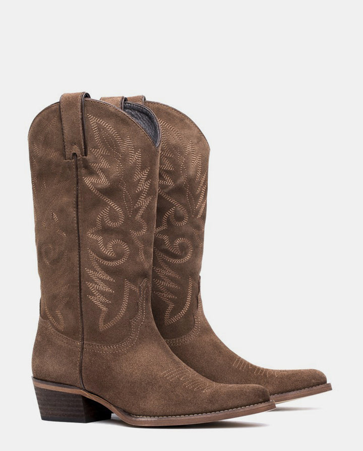 Cowboy Boots Botas Marrons Brown Texan Boot Women It Silvana – ITSHOES