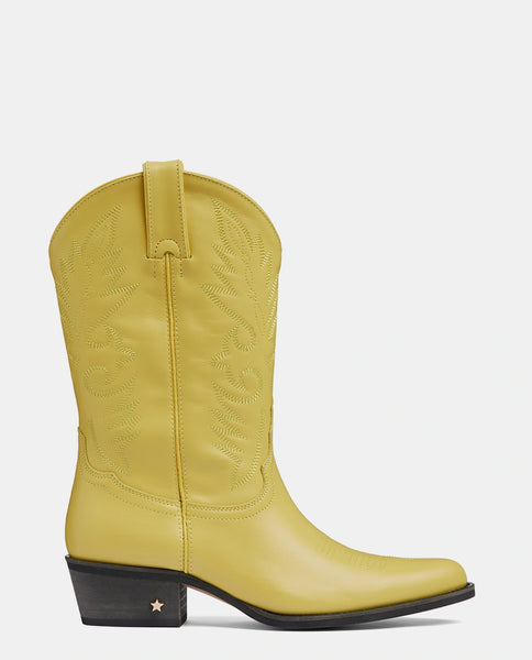 Botas Amarillas Botin Amarillo Mujer Botas Largas Botas De Cuero