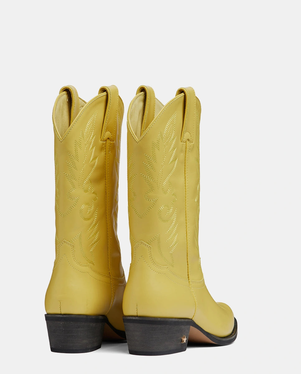 botas de caña media cowboy lima para mujer