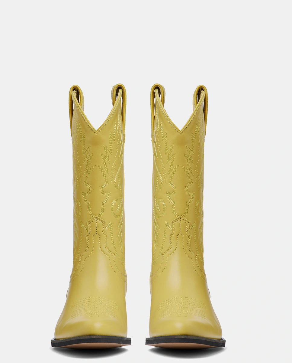 botas de caña media cowboy lima para mujer