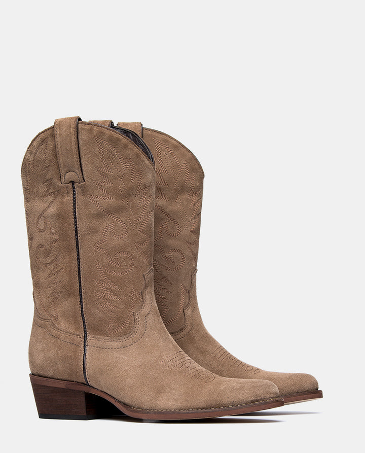 Botas Cowboy Taupe Ante It Silvana – ITSHOES