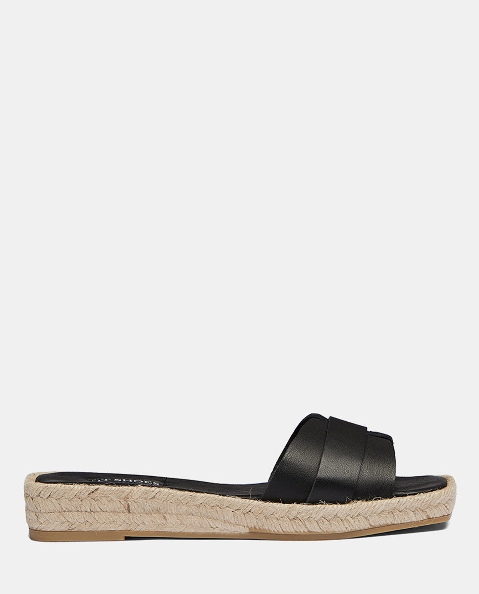 sandalias tipo alpargatas negras para mujer